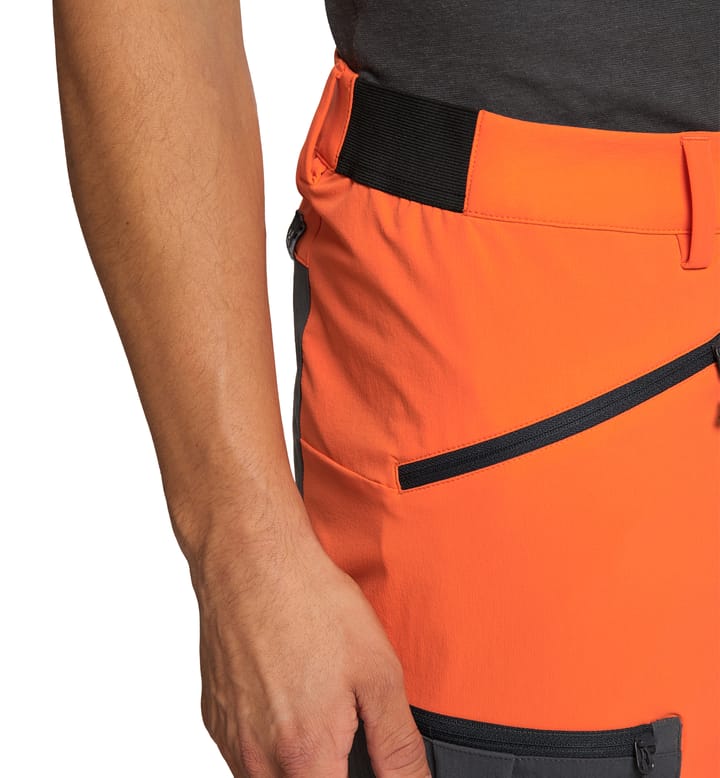 Rugged Slim Shorts Men, Rugged Slim Shorts Men Flame Orange/True Black Rugged Slim Shorts Men, Rugged Slim Shorts Men Flame Orange/True Black