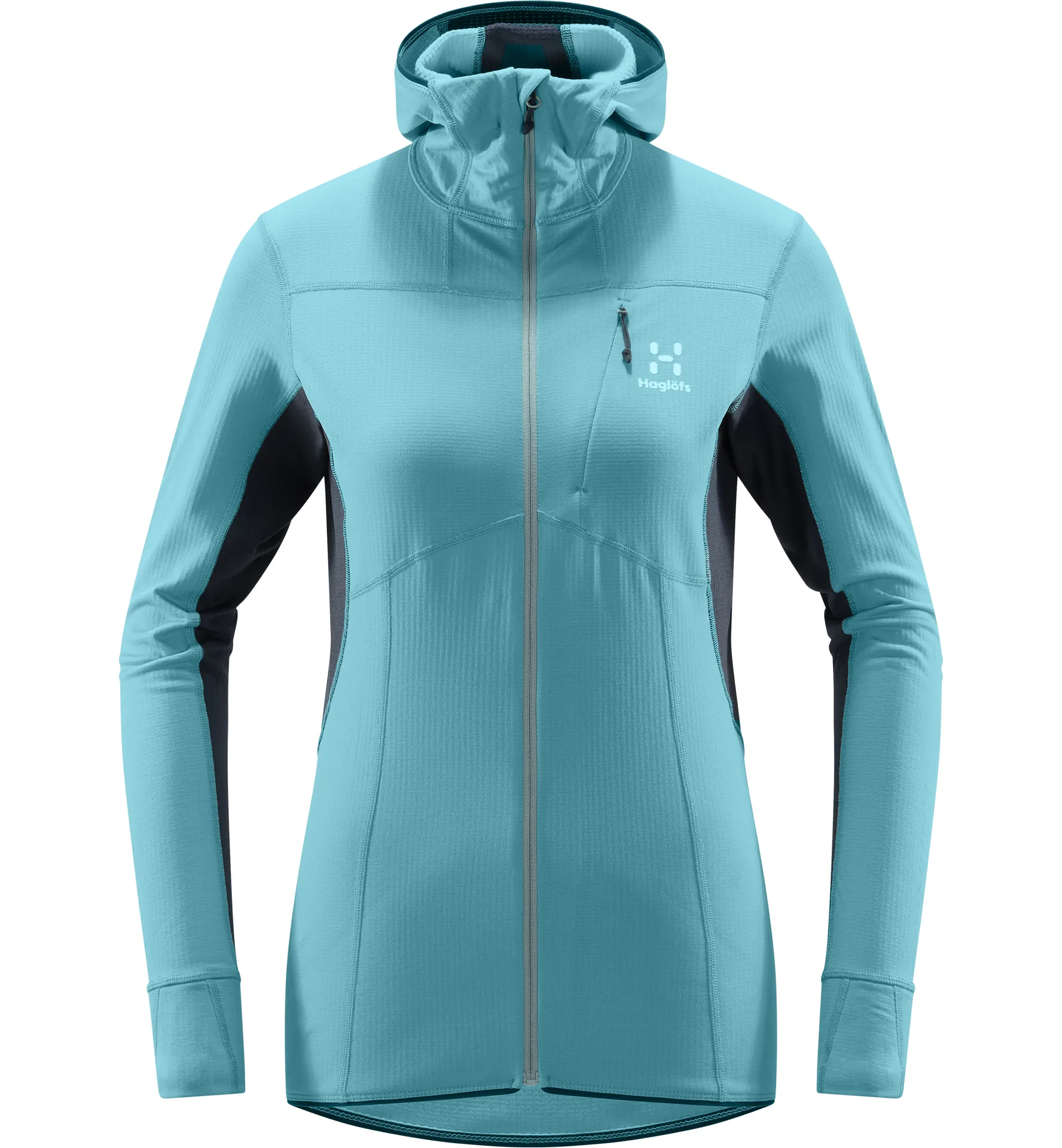 L.I.M Mid Comp Hood Women | Magnetite 