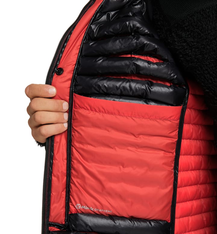 L.I.M ZT Down Jacket Men True Black/Zenith Red L.I.M ZT Down Jacket Men True Black/Zenith Red