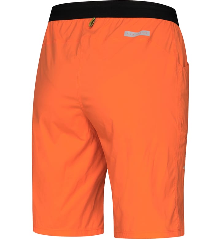 orange running shorts womens