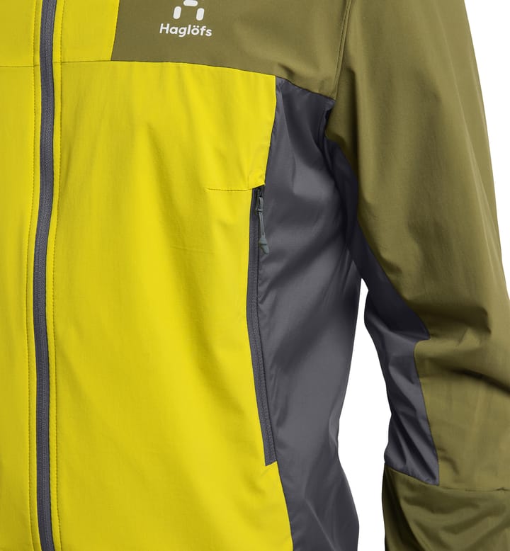 L.I.M Alpha Hood Men Aurora/Olive green L.I.M Alpha Hood Men Aurora/Olive green