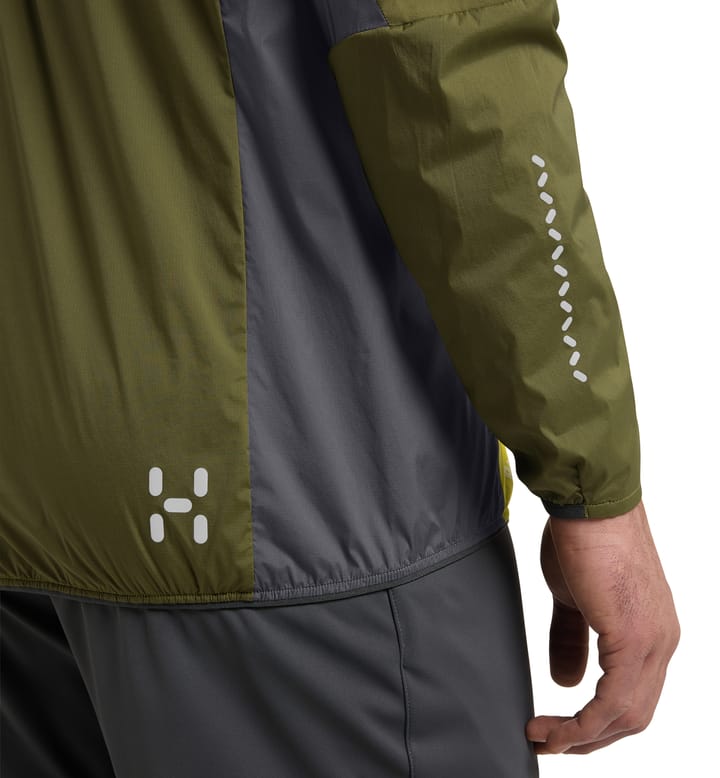 L.I.M Alpha Hood Men Aurora/Olive green L.I.M Alpha Hood Men Aurora/Olive green