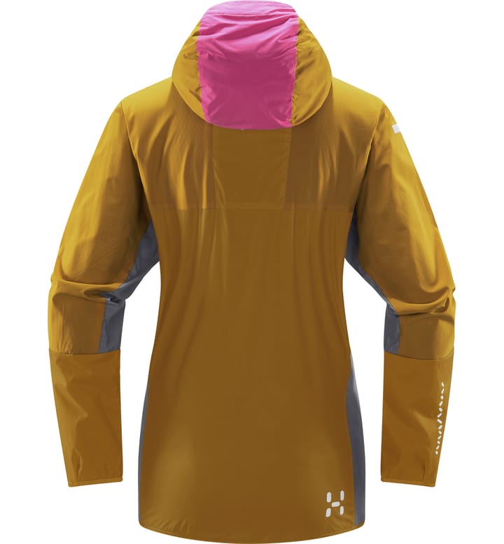 L.I.M Alpha Hood Women Ultra pink/Autumn leaves L.I.M Alpha Hood Women Ultra pink/Autumn leaves