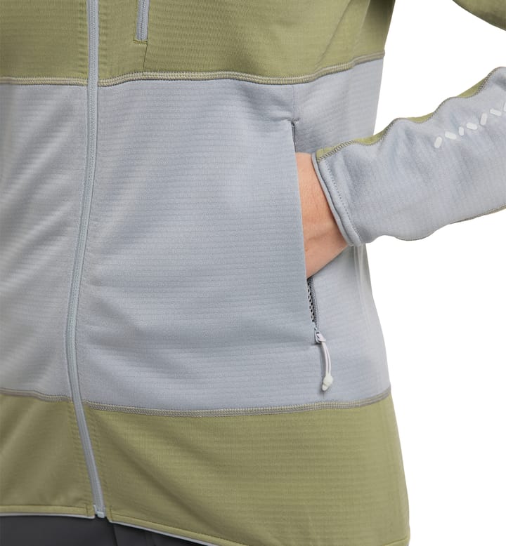 L.I.M Mid Fast Hood Women Concrete/Thyme Green L.I.M Mid Fast Hood Women Concrete/Thyme Green