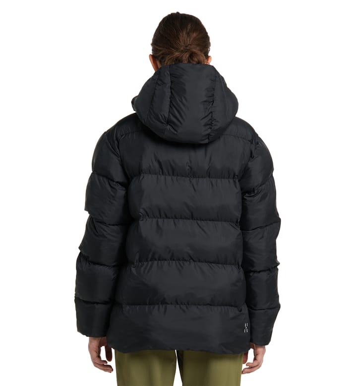 Puffy Mimic Hood Women | True Black | Activities | Parkas | Winter ...