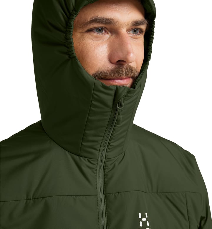 Mimic Silver Hood Men | Seaweed Green | Hiking | Insulated jackets