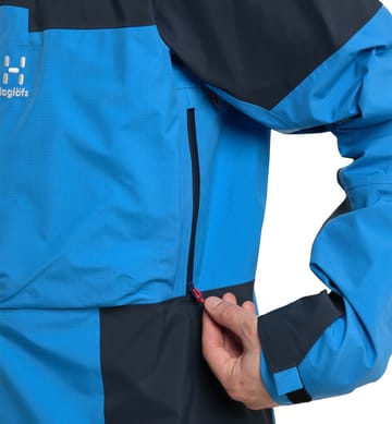 End analogi Fern Spitz GTX Pro Jacket Men | Nordic blue/Tarn blue | Aktiviteter |  Mountaineering | Skaljakker | Regnjakker | Vindjakker | Jakker |  Aktiviteter | Herre | Mountaineering | GORE-TEX jakker | Jakker | Haglöfs