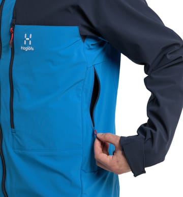 Roc Sight Softshell Jacket Men Nordic blue/Tarn blue
