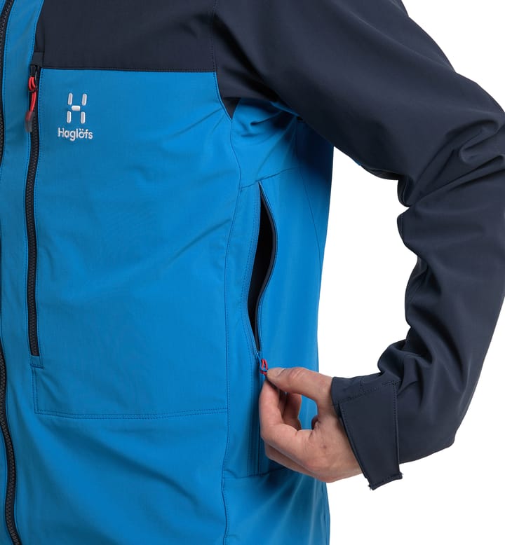 Roc Sight Softshell Jacket Men Nordic blue/Tarn blue Roc Sight Softshell Jacket Men Nordic blue/Tarn blue
