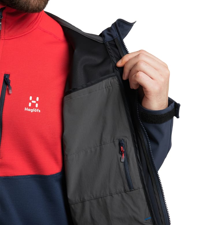 Roc Sight Softshell Jacket Men Nordic blue/Tarn blue Roc Sight Softshell Jacket Men Nordic blue/Tarn blue