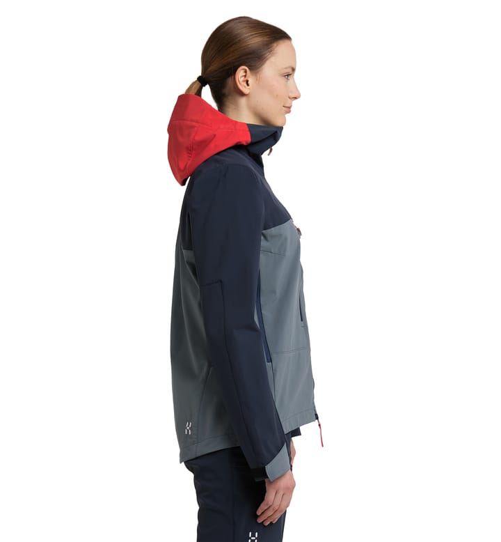 Roc Sight Softshell Jacket Women Steel blue/Tarn blue Roc Sight Softshell Jacket Women Steel blue/Tarn blue