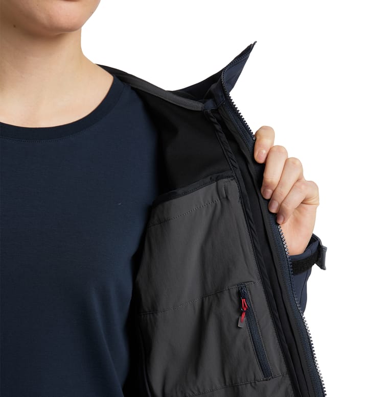 Roc Sight Softshell Jacket Women Steel blue/Tarn blue Roc Sight Softshell Jacket Women Steel blue/Tarn blue