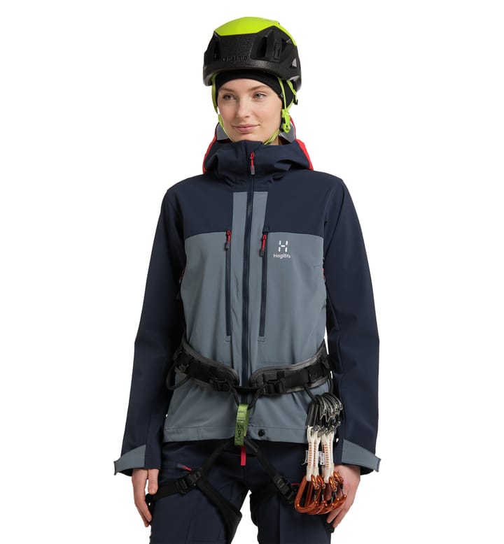 Roc Sight Softshell Jacket Women Steel blue/Tarn blue Roc Sight Softshell Jacket Women Steel blue/Tarn blue