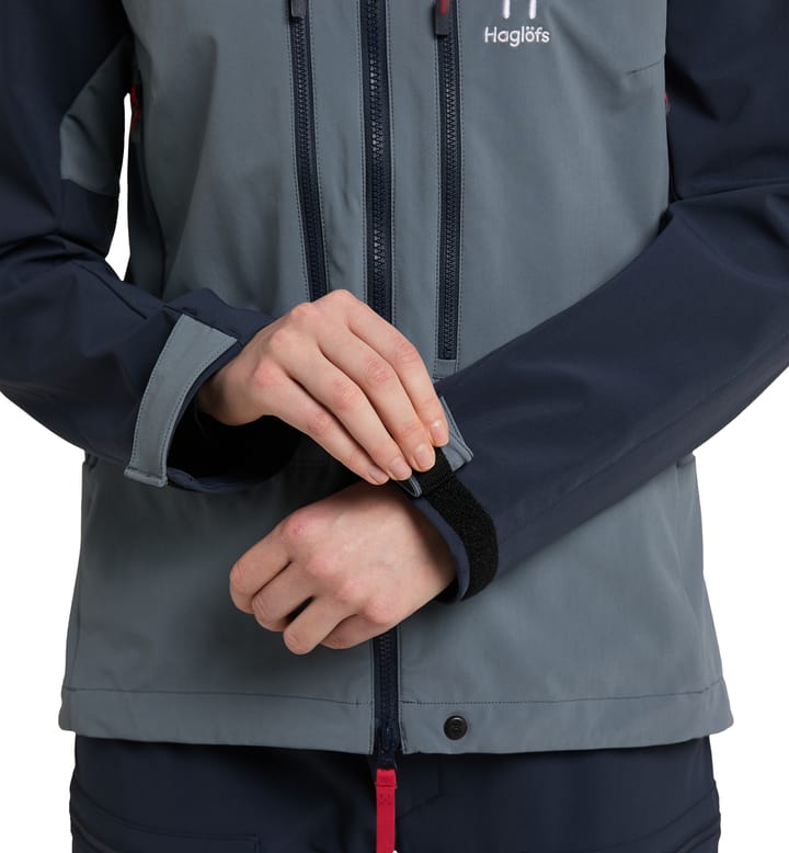 Roc Sight Softshell Jacket Women Steel blue/Tarn blue Roc Sight Softshell Jacket Women Steel blue/Tarn blue