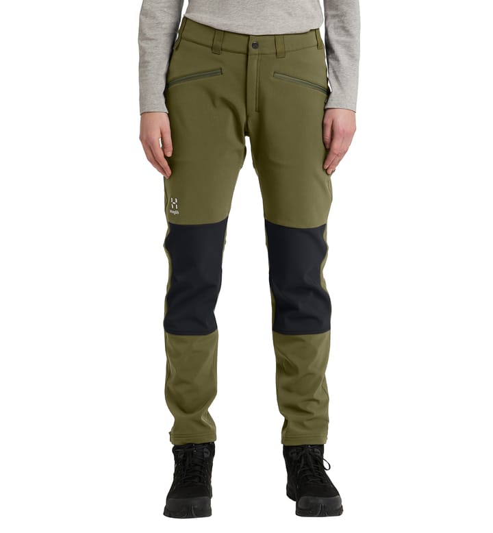 Chilly Softshell Pant Women Olive Green/True Black