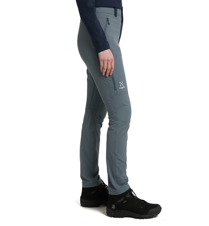 Morän Softshell Slim Pant Women Steel Blue Morän Softshell Slim Pant Women Steel Blue