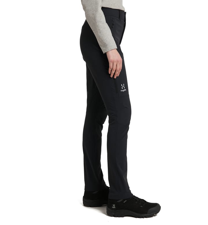 Morän Softshell Slim Pant Women True Black Morän Softshell Slim Pant Women True Black