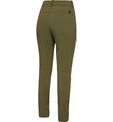Morän Softshell Slim Pant Women Olive Green