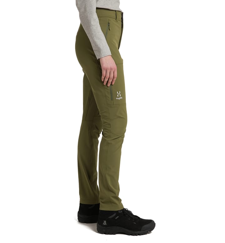 Morän Softshell Slim Pant Women Olive Green Morän Softshell Slim Pant Women Olive Green