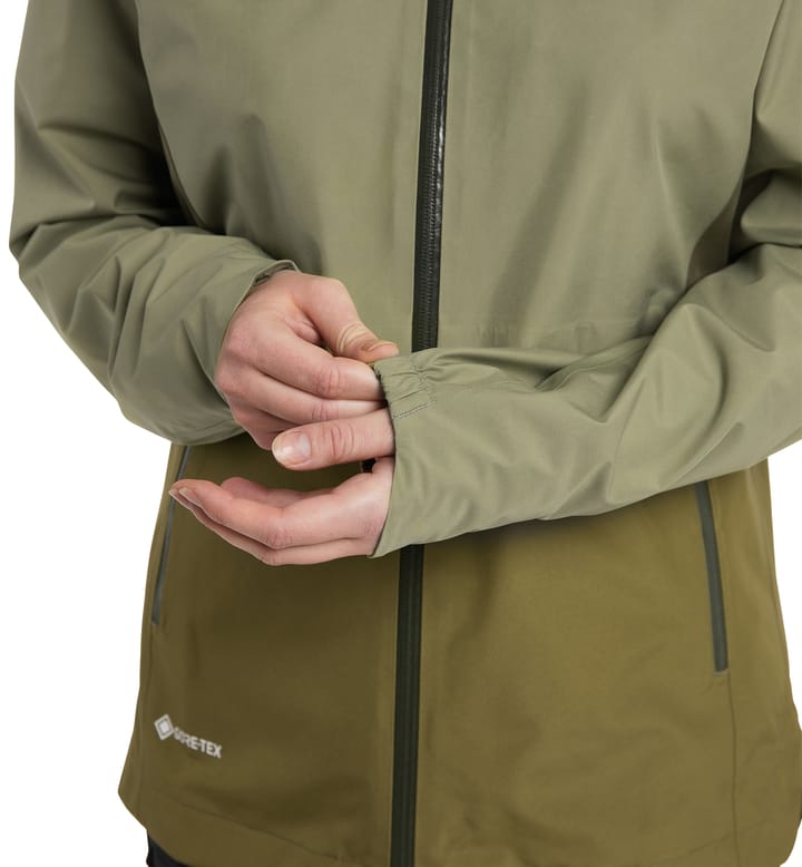 Wilda GTX Jacket Women Thyme green/Olive green Wilda GTX Jacket Women Thyme green/Olive green