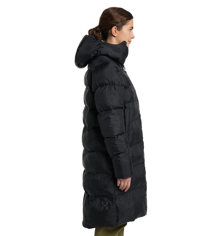 Long Mimic Parka Women True Black Long Mimic Parka Women True Black