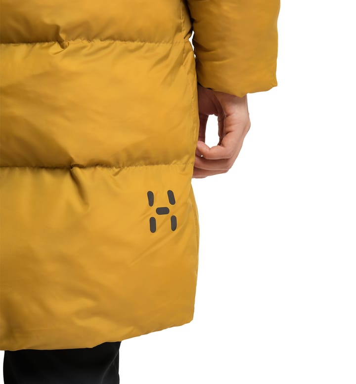 Long Mimic Parka Women Autumn Leaves Long Mimic Parka Women Autumn Leaves