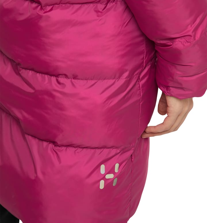 Long Mimic Parka Women Deep Pink Long Mimic Parka Women Deep Pink