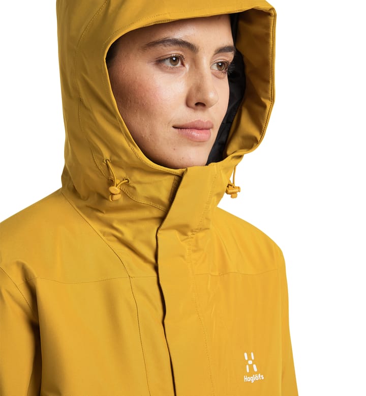 Salix Proof Mimic Parka Women Autumn Leaves