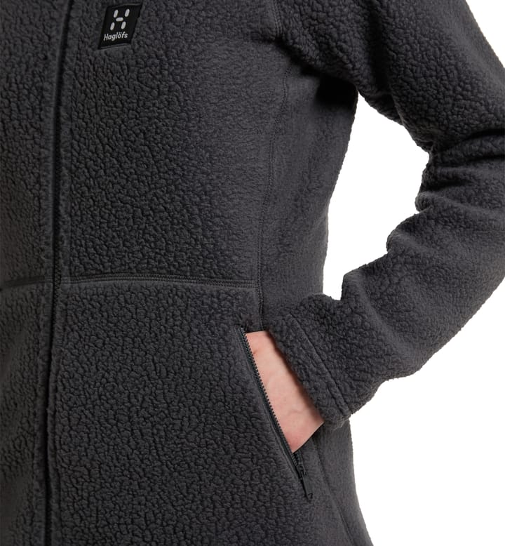 Pile Hood Women, Pile Hood Women Magnetite Pile Hood Women, Pile Hood Women Magnetite