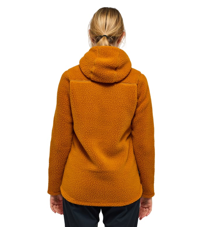 Pile Hood Women Golden Brown Pile Hood Women Golden Brown