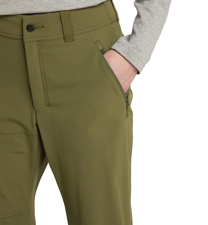 Morän Softshell Relaxed Pant Women Olive Green