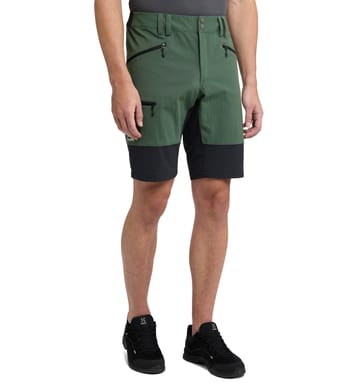 Mid Slim Shorts Men Fjell Green/True Black