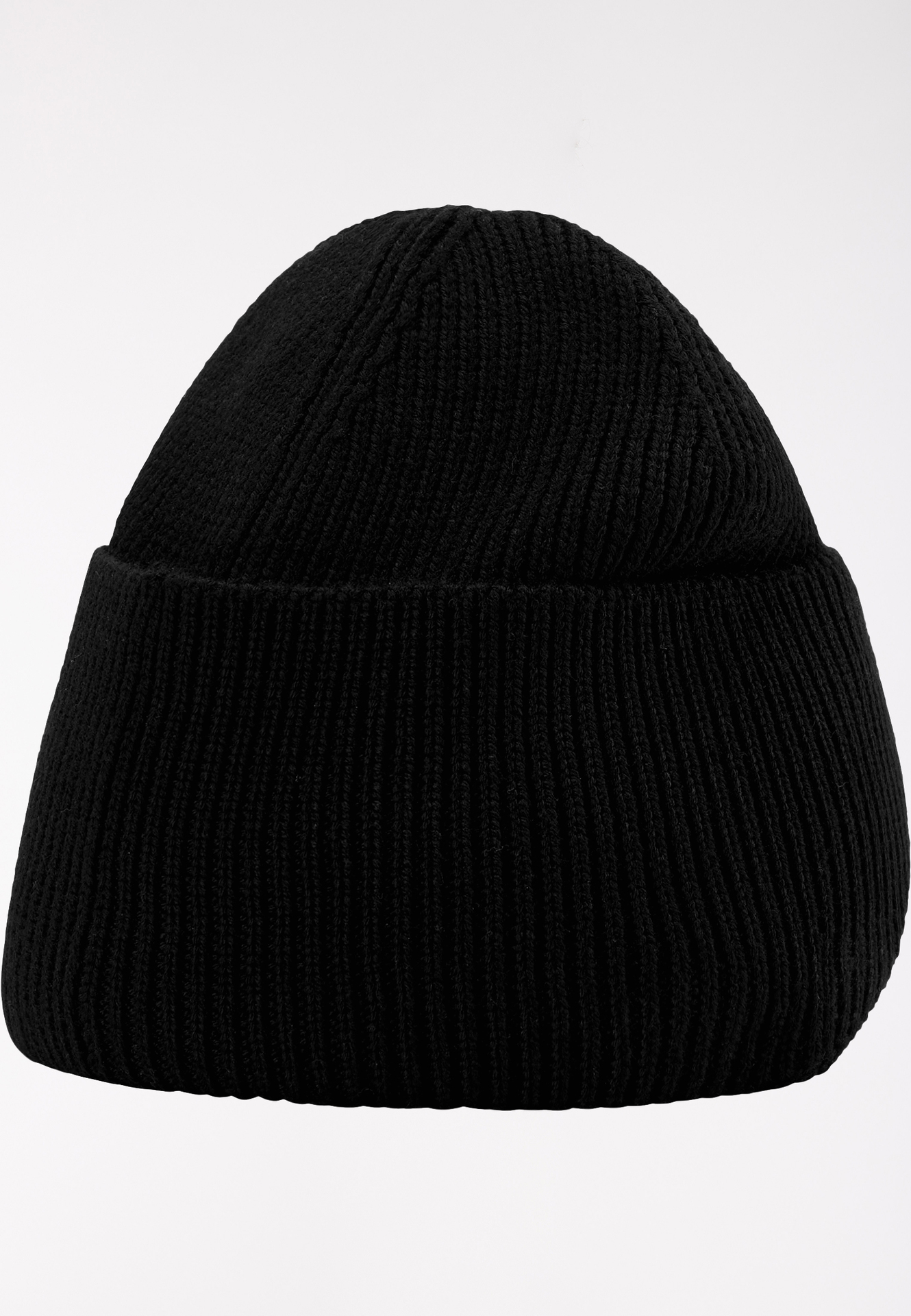 plain black beanie hat