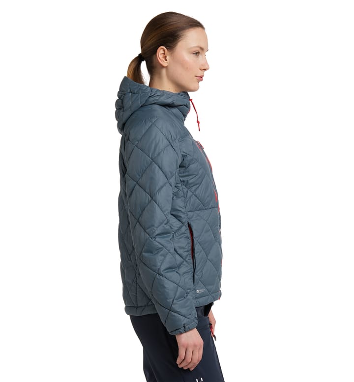 ROC Mimic Hood Women Steel Blue ROC Mimic Hood Women Steel Blue