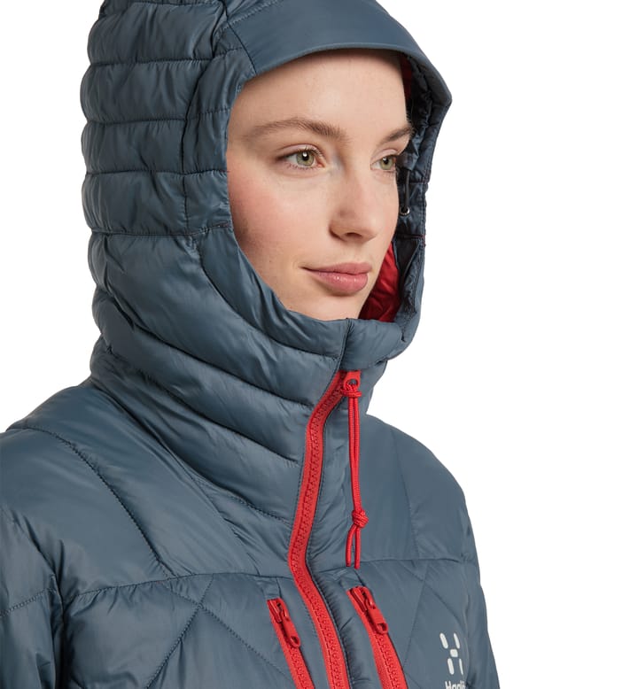 ROC Mimic Hood Women Steel Blue ROC Mimic Hood Women Steel Blue
