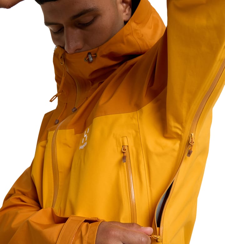 ROC Flash GTX Jacket Men | Sunny Yellow/Desert Yellow | Activities ...