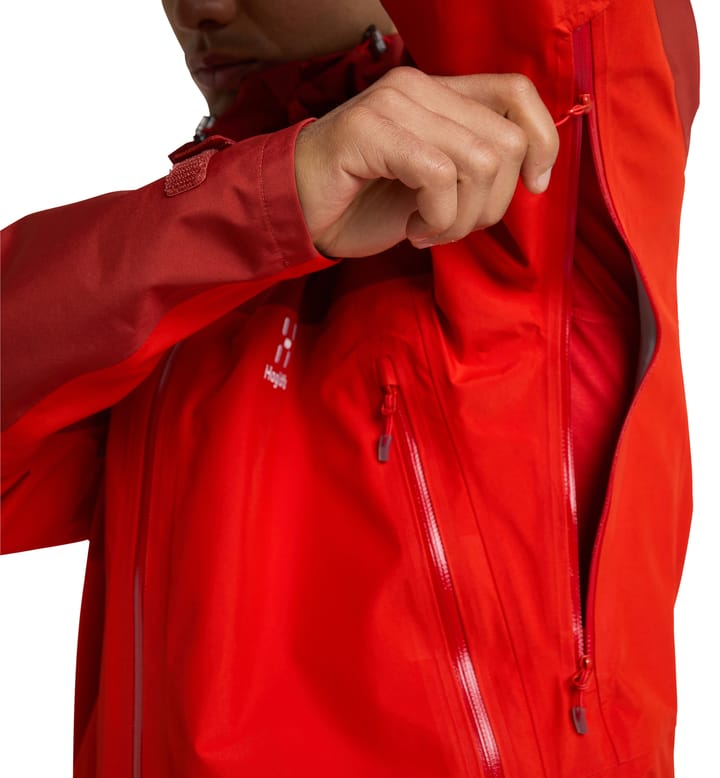 ROC Flash GTX Jacket Men Zenith Red/Corrosion