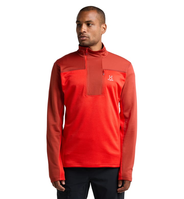 ROC Flash Mid Halfzip Men Corrosion/Zenith red ROC Flash Mid Halfzip Men Corrosion/Zenith red