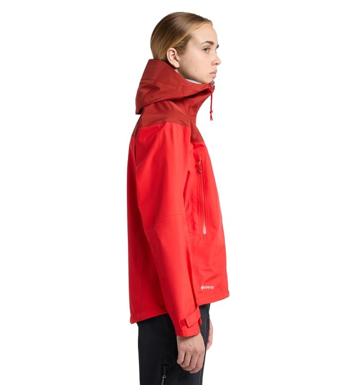 ROC Flash GTX Jacket Women | Poppy red/Corrosion | Mountaineering