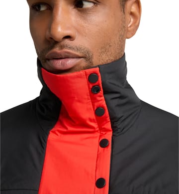 L.I.M ZT Breathe Insulated Jacket Men True Black/Zenith Red