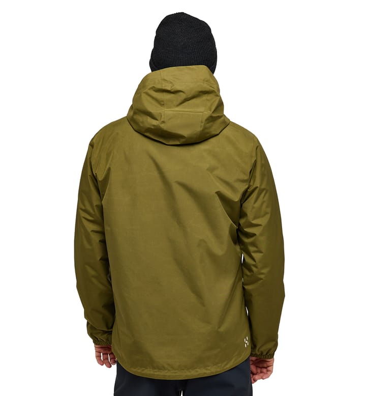 Olive green gore outlet tex jacket