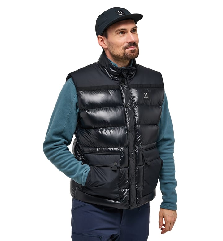 Funäs Down Vest Men True Black