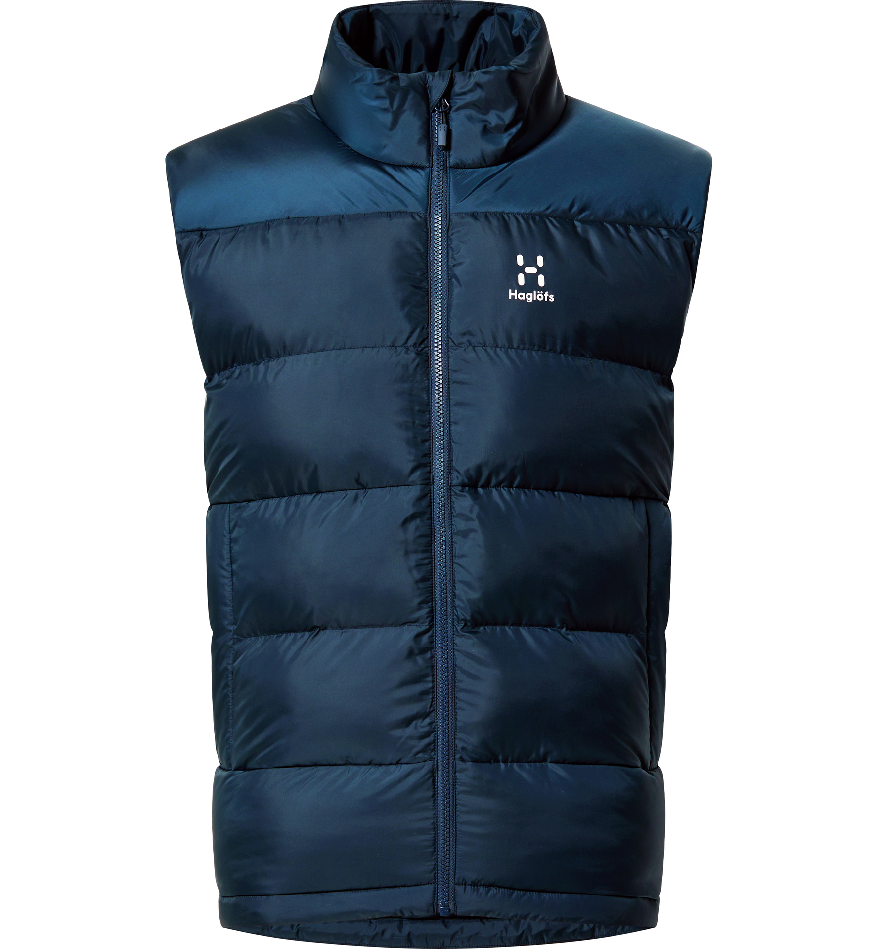 Puffy Mimic Vest Men Tarn Blue Vests Insulated jackets