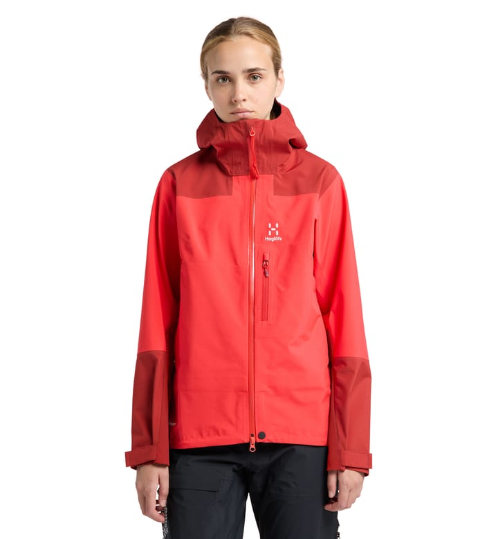 ROC Sloper Proof Jacket Women Poppy Red/Corrosion