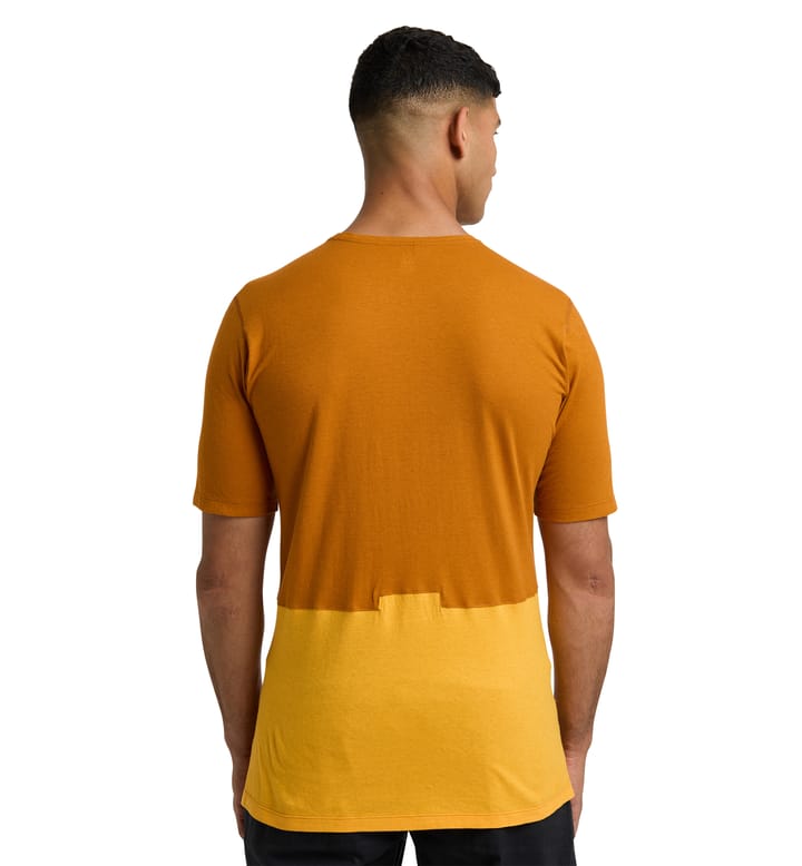 ROC Grip Tee Men Golden brown/Sunny yellow ROC Grip Tee Men Golden brown/Sunny yellow