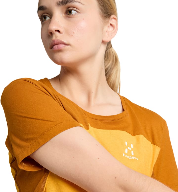 ROC Grip Tee Women Sunny Yellow/Golden Brown ROC Grip Tee Women Sunny Yellow/Golden Brown