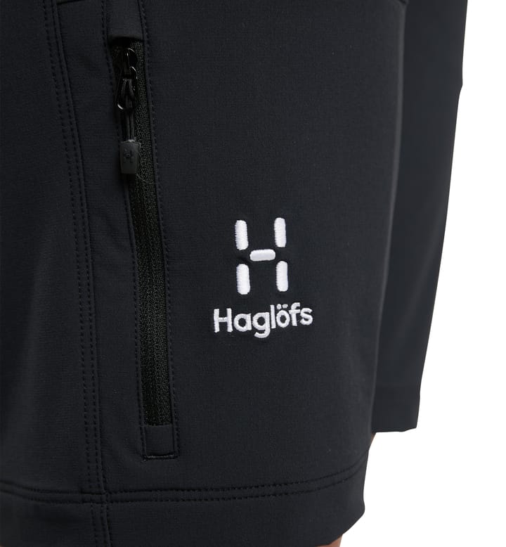 Morän Softshell Shorts Women True Black Morän Softshell Shorts Women True Black