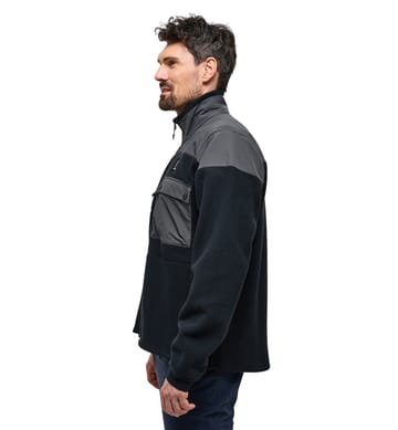 Avesta Hybrid Jacket Men, True Black, Herren, Fleece-Jacken, Fleece-Oberteile, Hoodies, Aktivitäten, Lifestyle, Fleece-Oberteile, Hoodies, Lifestyle, Aktivitäten, Fleece Oberteile, Hoodies