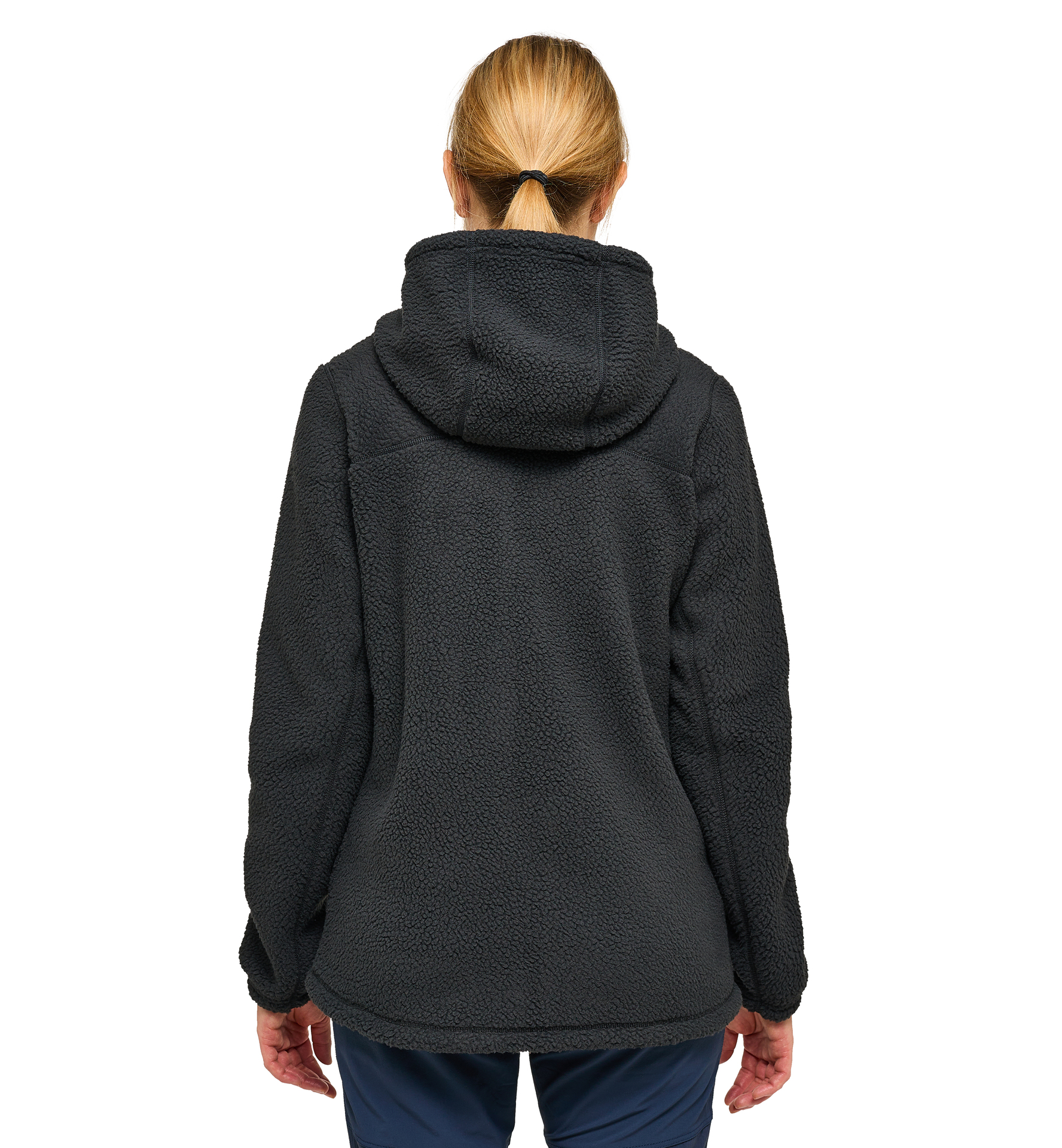 Malung Pile Hood Women, True Black, Women, Fleece, Midlayers, Fleece  jackets, Fleece, Midlayers, Activities, Lifestyle, Fleece, Midlayers, Activities, Tops, Lifestyle